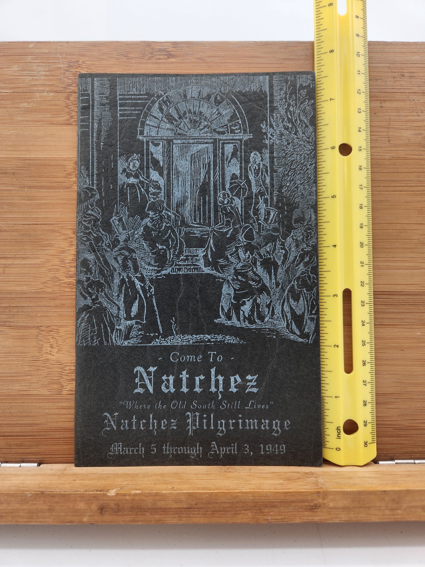 1949 Natchez Pilgrimage Program “Where the Old South Still Lives” Mississippi