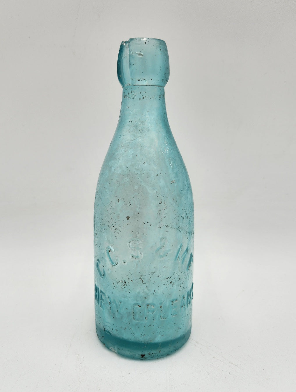 Rare C.C.S & MF New Orleans bottle