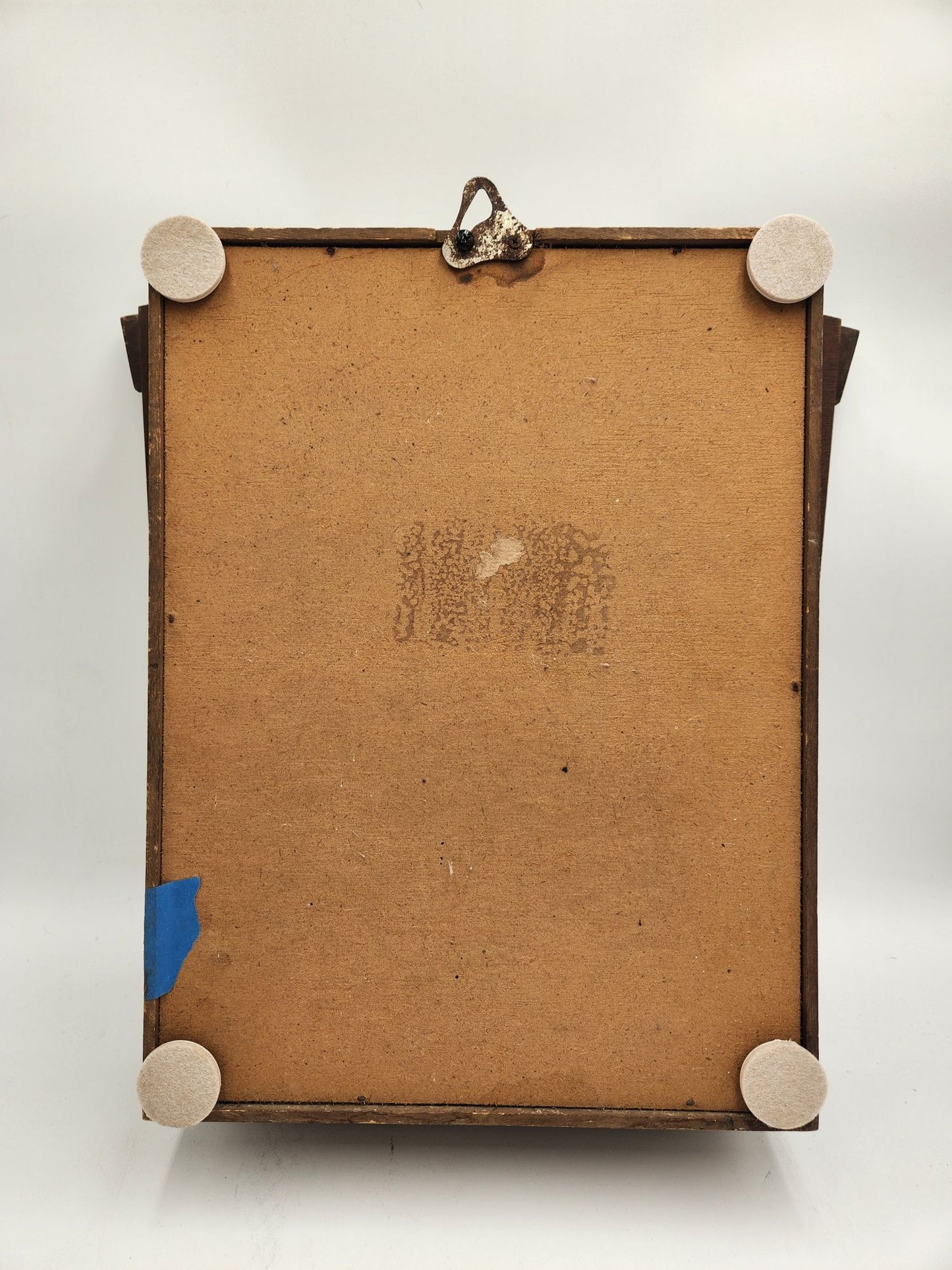 German, 8 days, time and strike, spring brass lever movement animated Monk wall clock