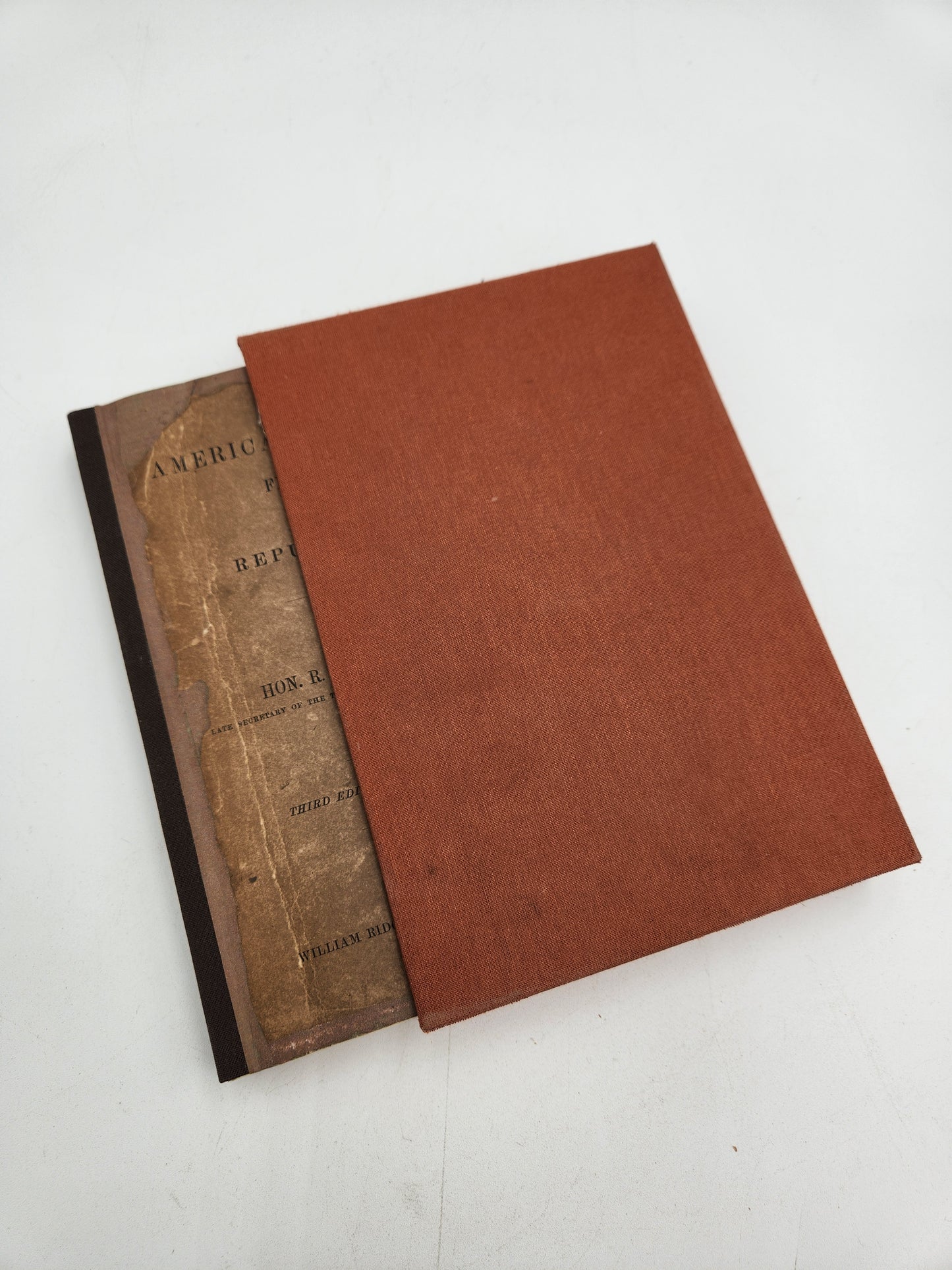 American Slavery and Repudiation Inscribed by Author R.J. Walker 1864