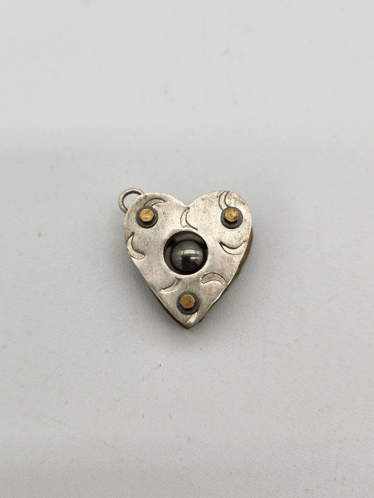 Thomas Mann Techno Romantic Heart Pendant (with a ball)