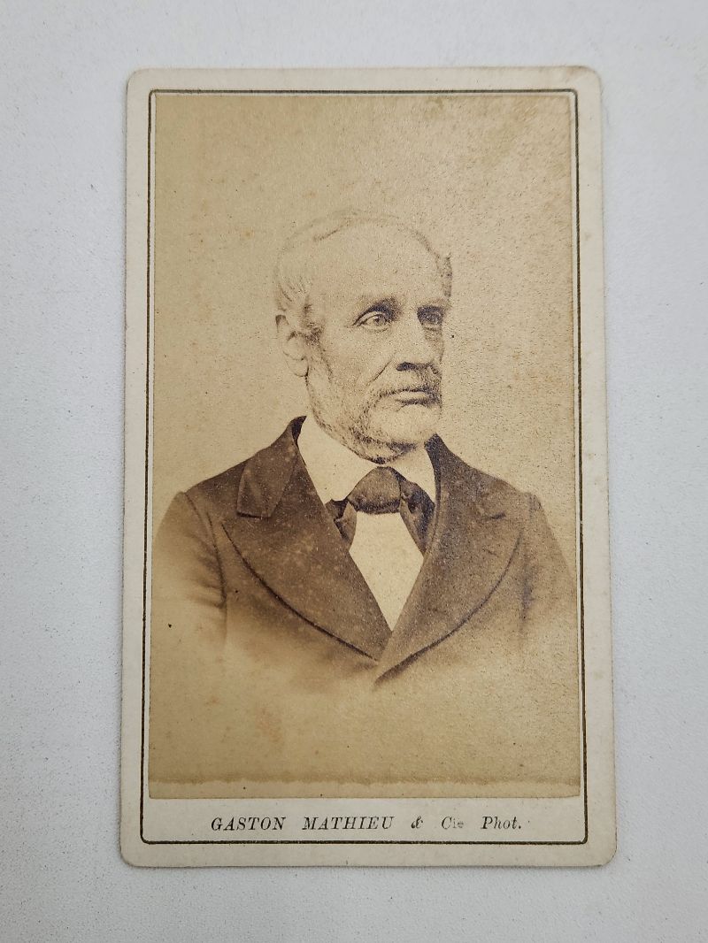 Portrait of Journalist Louis Charles Delescluze - Member of the Commune Carte De Visite CDV
