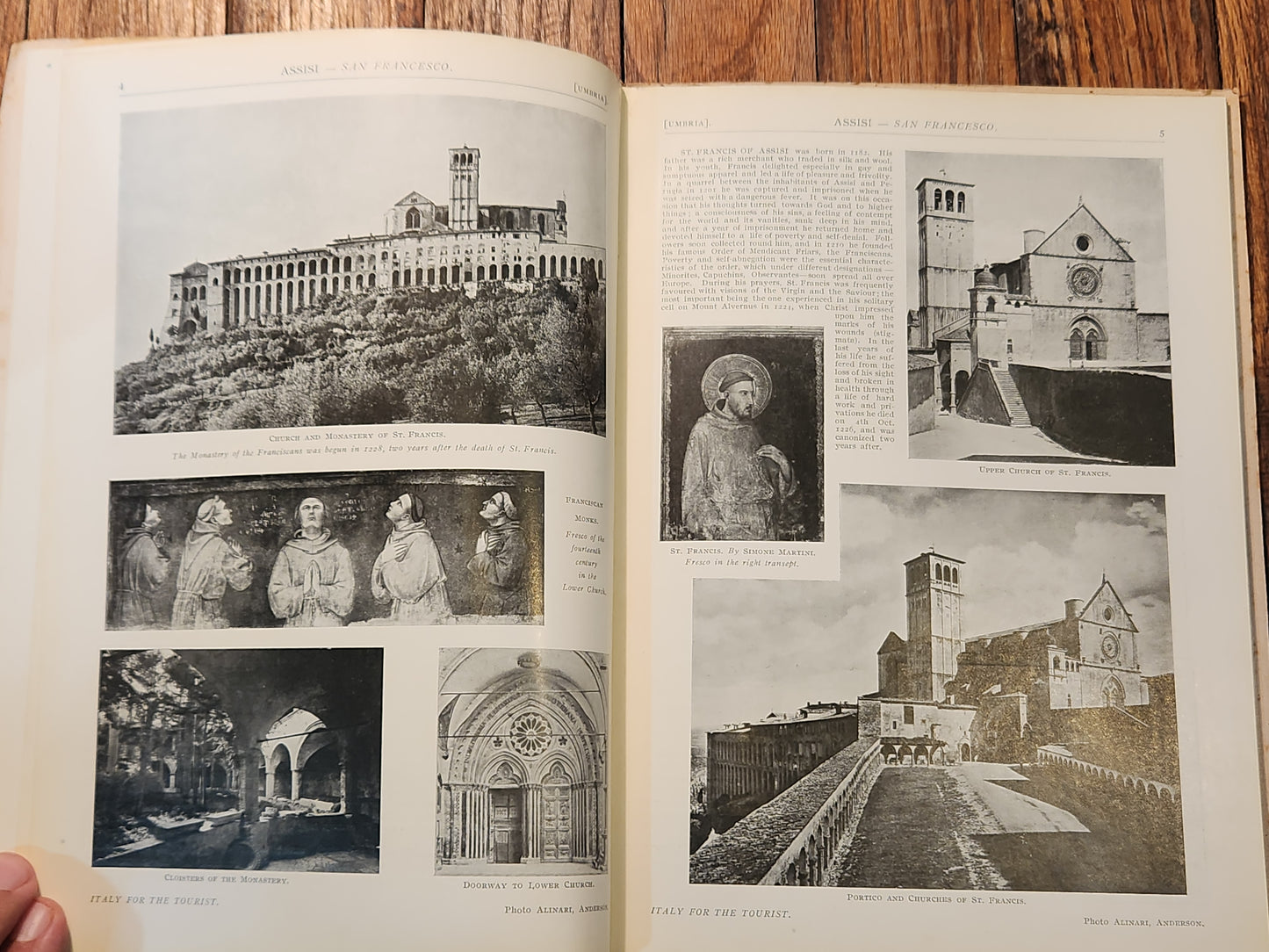 Italy for the Tourist - Assisi - The City of Mysticism 105 Illustrations