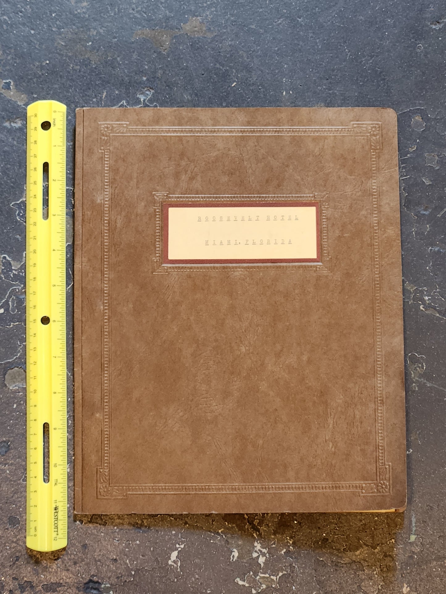 Vintage 1920s Roosevelt Hotel Miami Florida Photo Album Brochure Architecture History