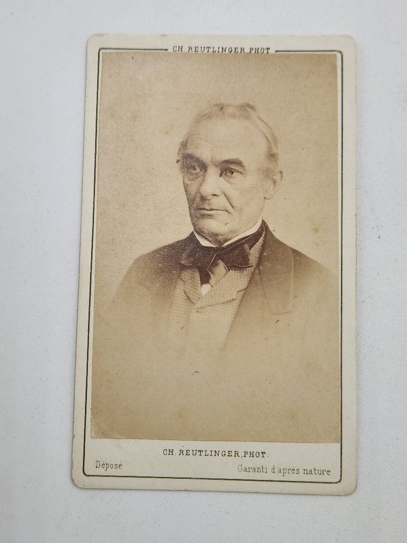 Prosper Merimee, 1803-1870, French, historian, archaeologist, short story author - Cdv Carte De Visite Photo