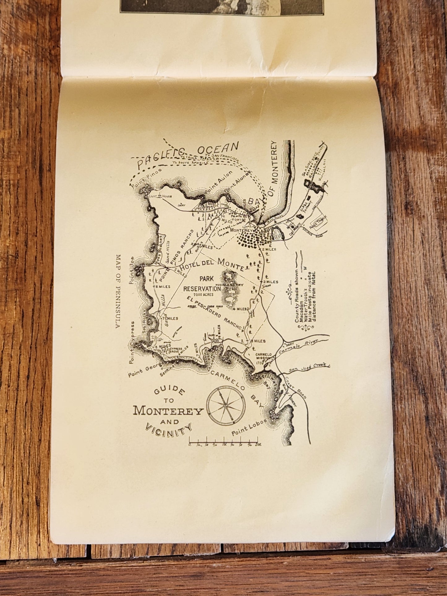 1907 Views and Legends of Monterey and Surroundings J.K. Oliver – California History Booklet w/ Photos & Map