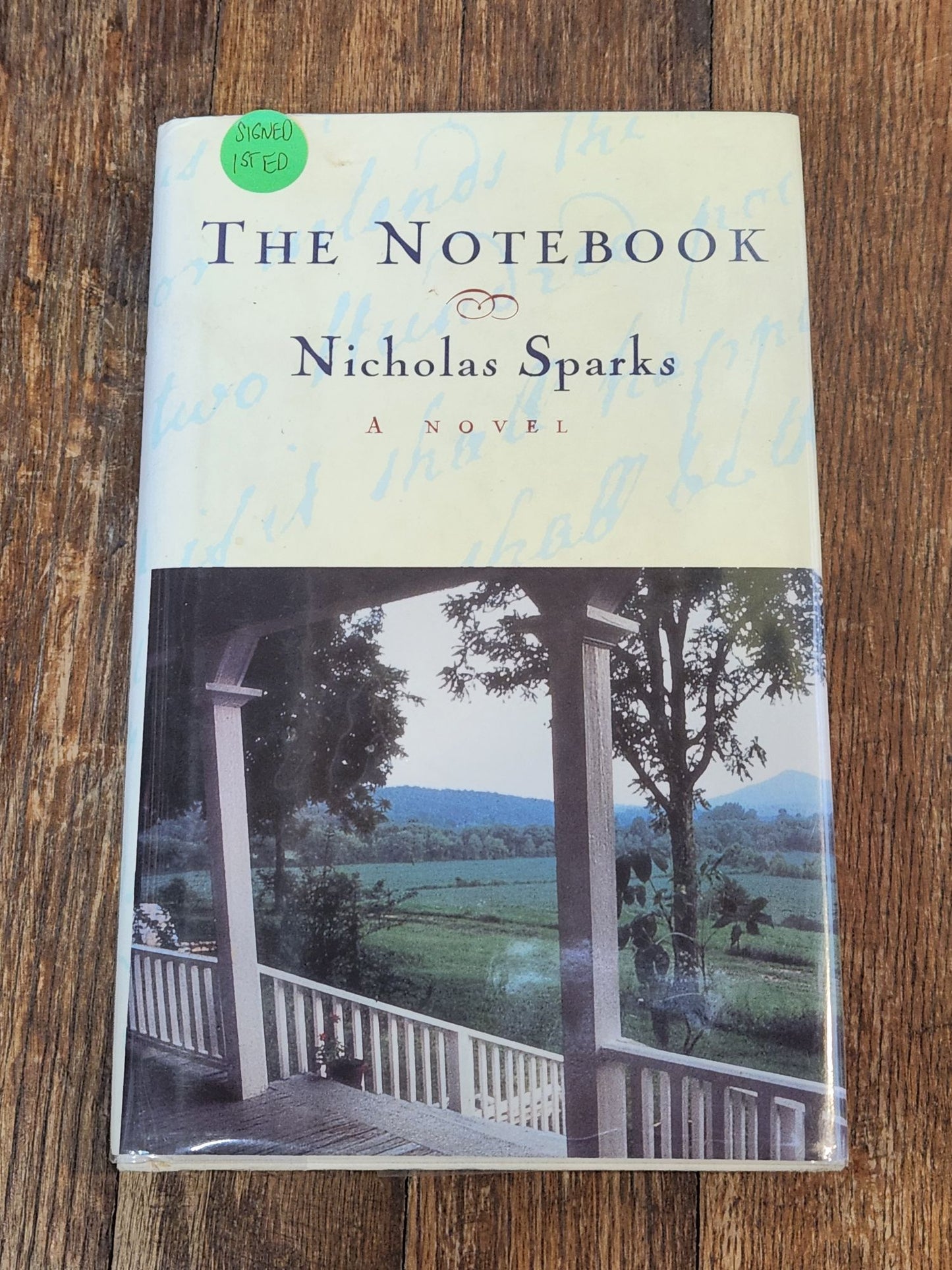 The Notebook Signed 1st Edition