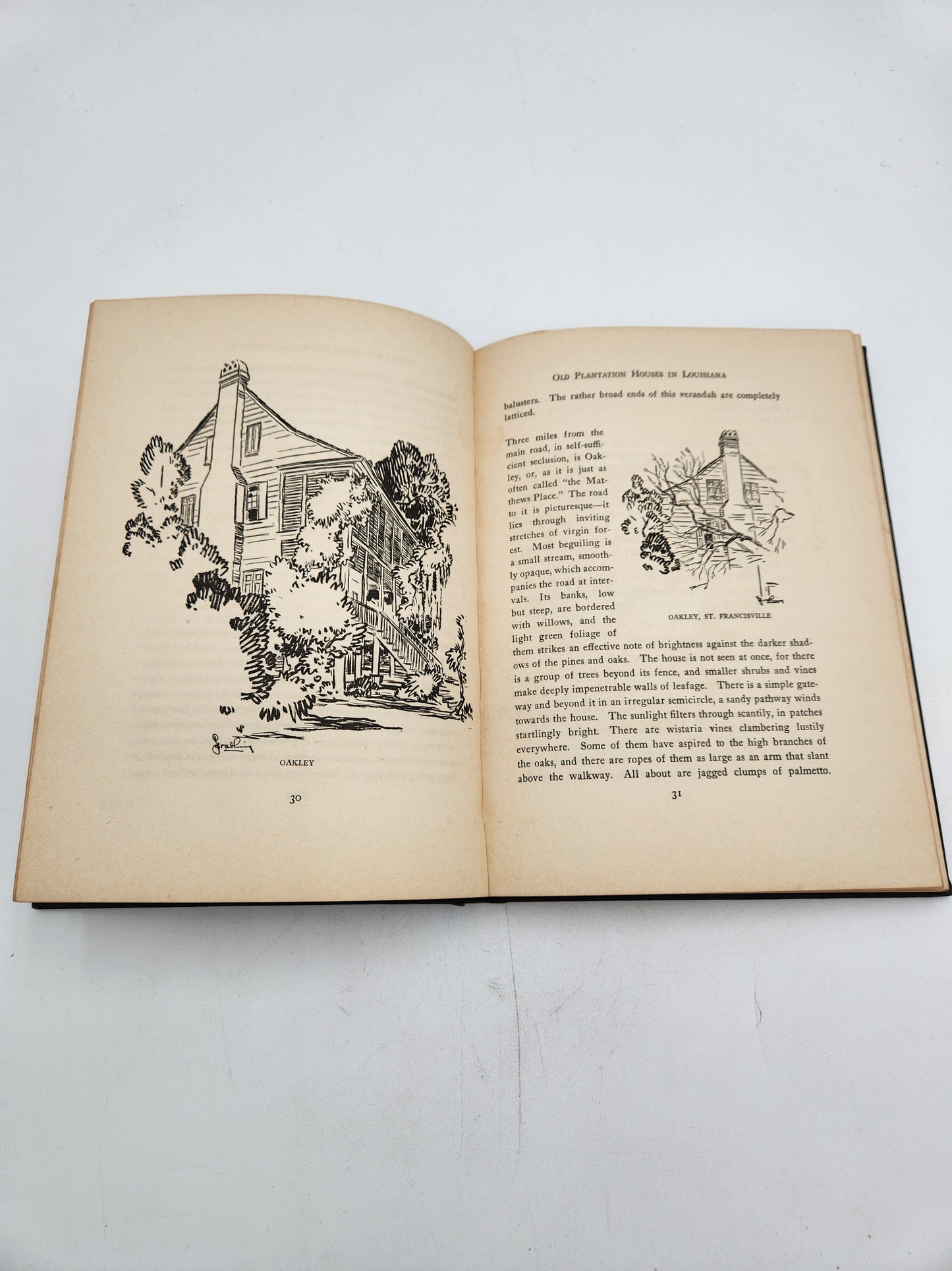 Old Plantation Houses in Louisiana by William P. Spratling