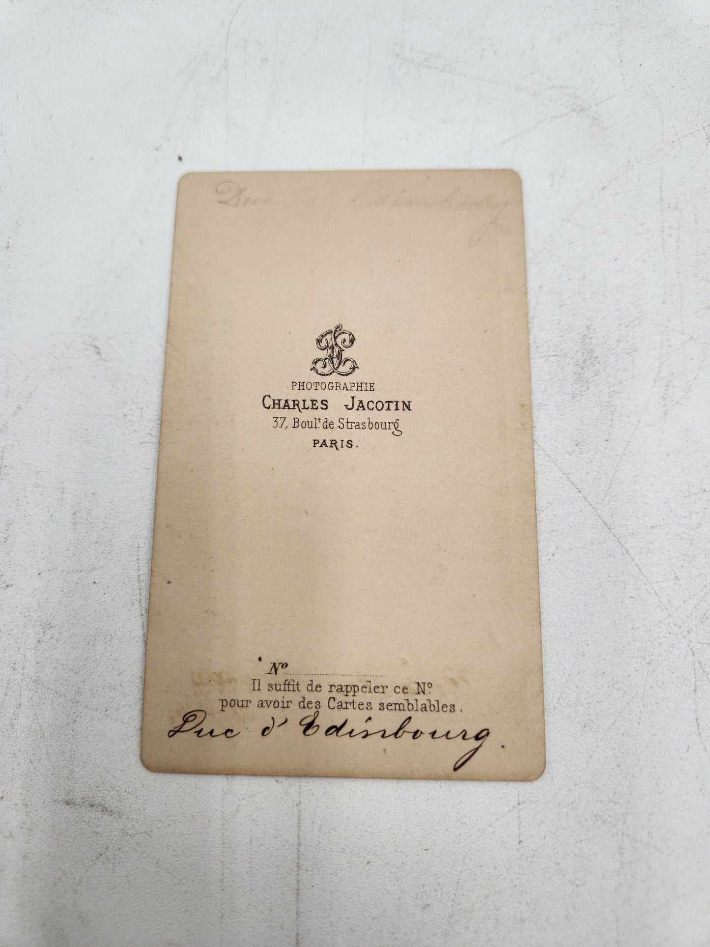 CDV Alfred, Duke of Saxe-Coburg and Gotha