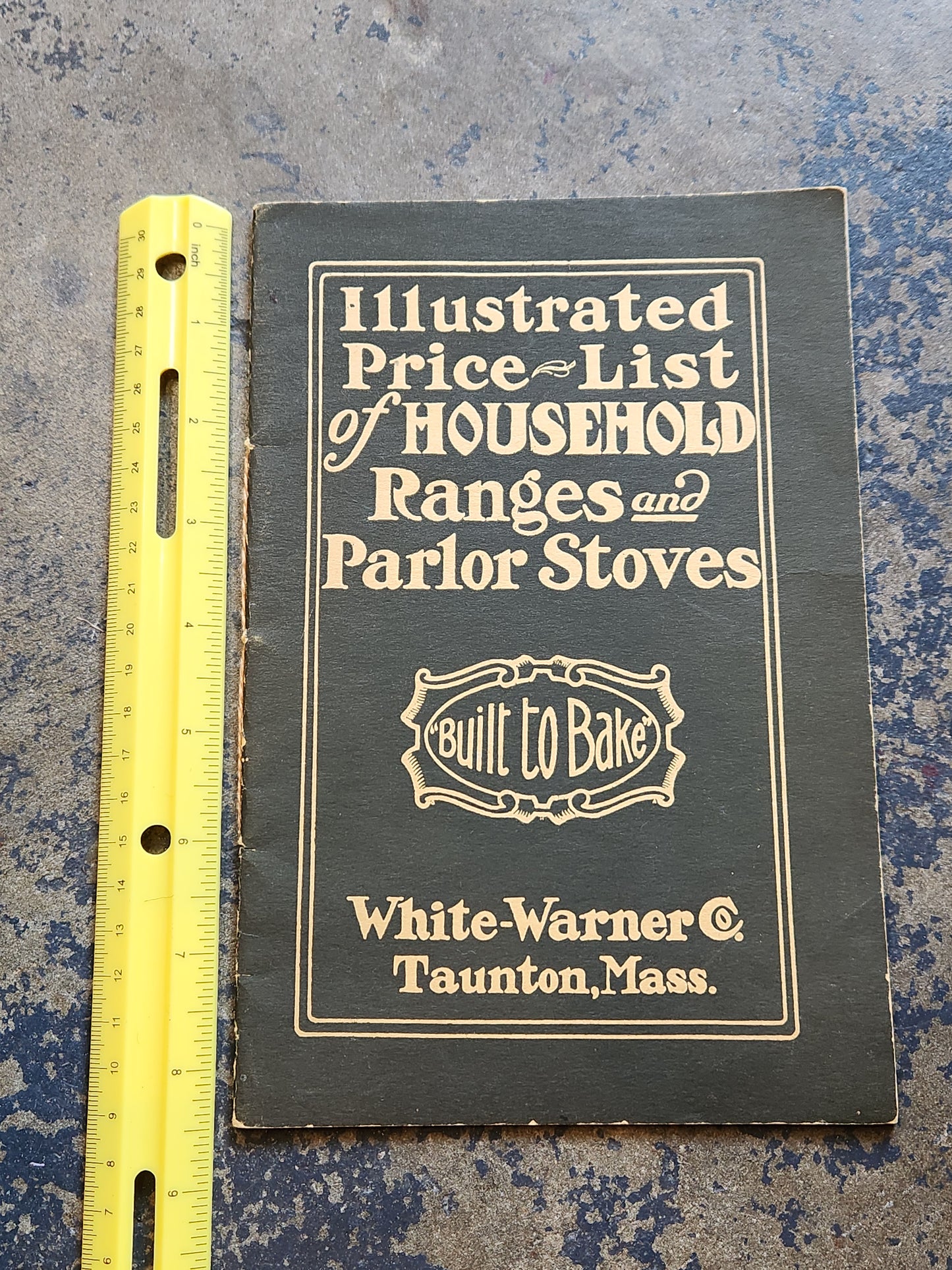 1916 White-Warner Co. Stove Catalog – Illustrated Price List of Household Ranges & Parlor Stoves – Taunton MA – Antique Trade Catalog