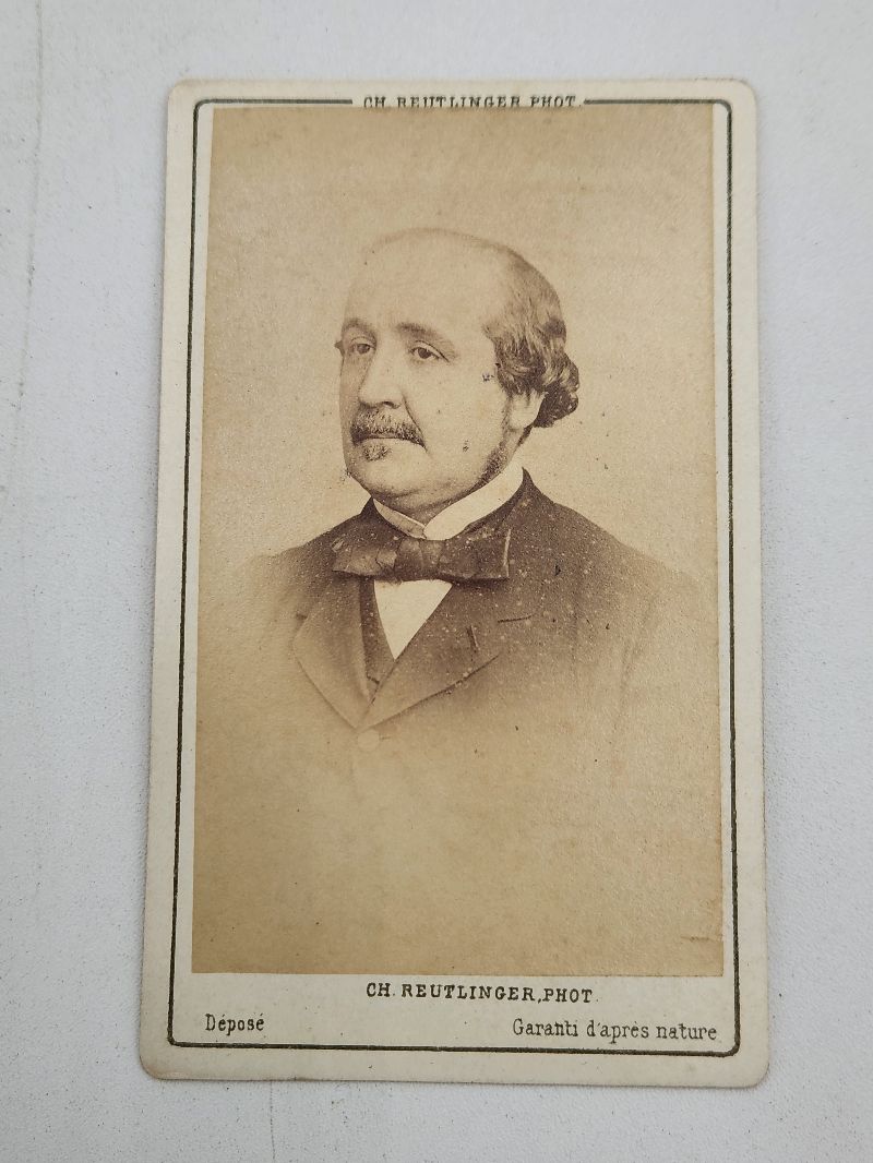 Albert Duque de Broglie French Royalty CDV Carte De Visite 1890 Photo