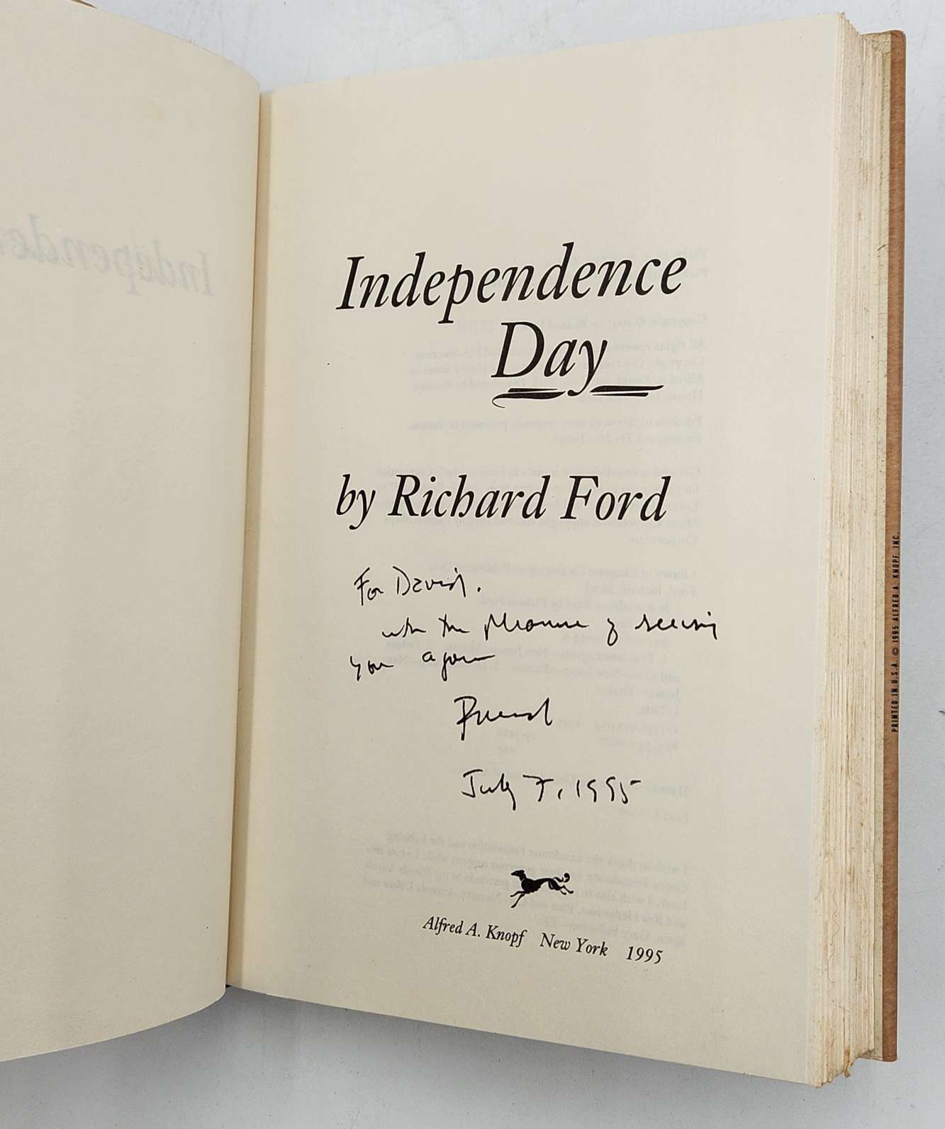 Independence Day by Richard Ford