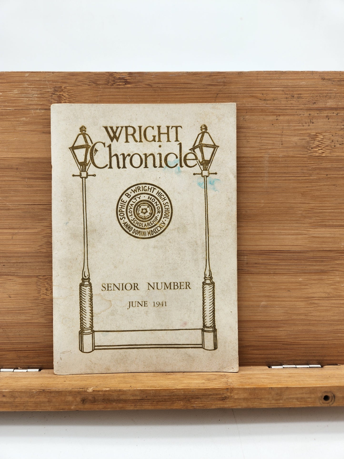 1941 Wright Chronicle Senior Number – Sophie B. Wright High School, New Orleans
