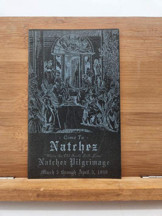 1949 Natchez Pilgrimage Program “Where the Old South Still Lives” Mississippi