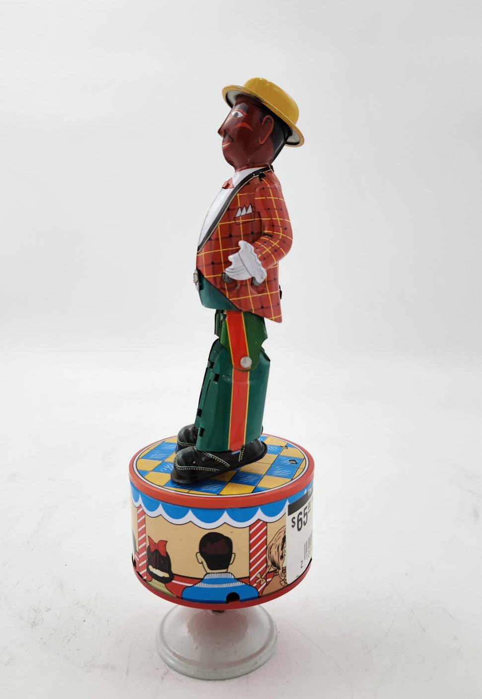 Dancing man tin toy