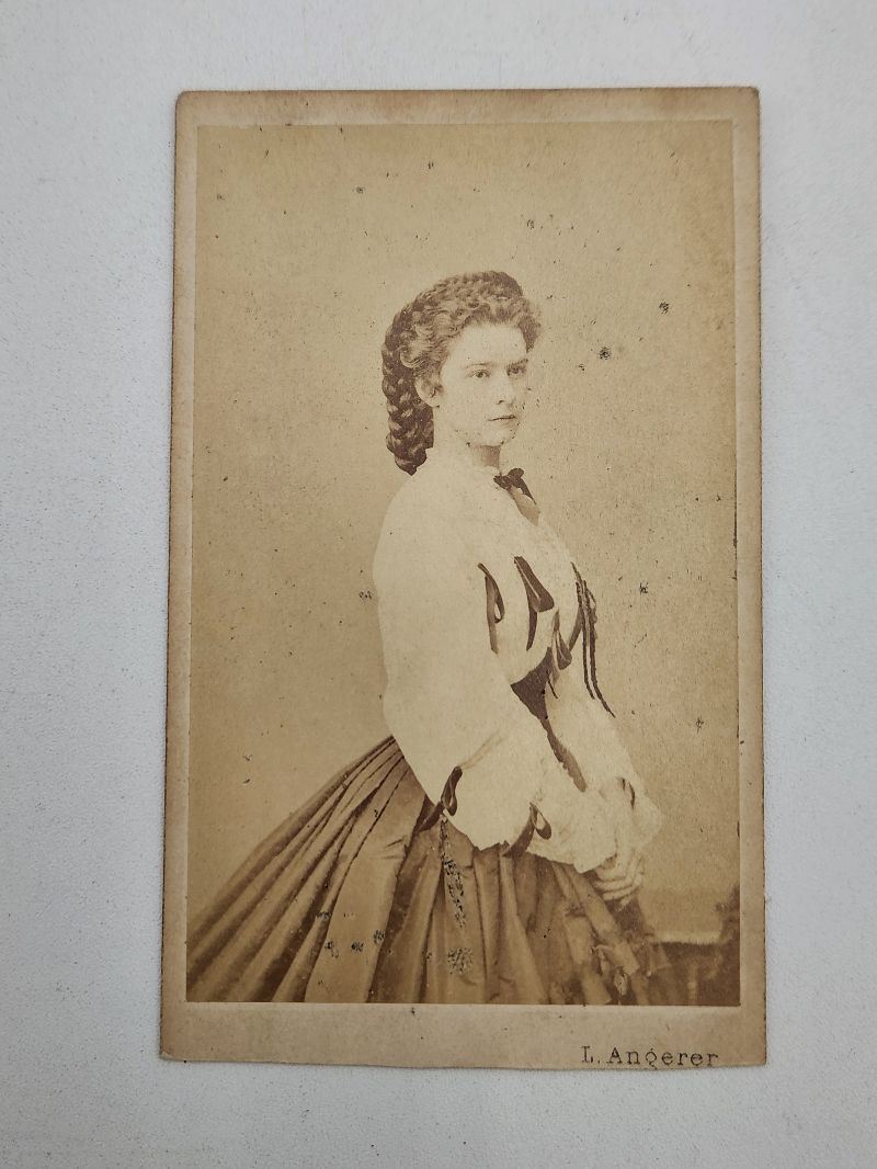 CDV of Elisabeth ("Sisi"), Kaiserin von Österreich (1837-1898)(Elisabeth Amalie Eugenie Wittelsbach in Bavaria)