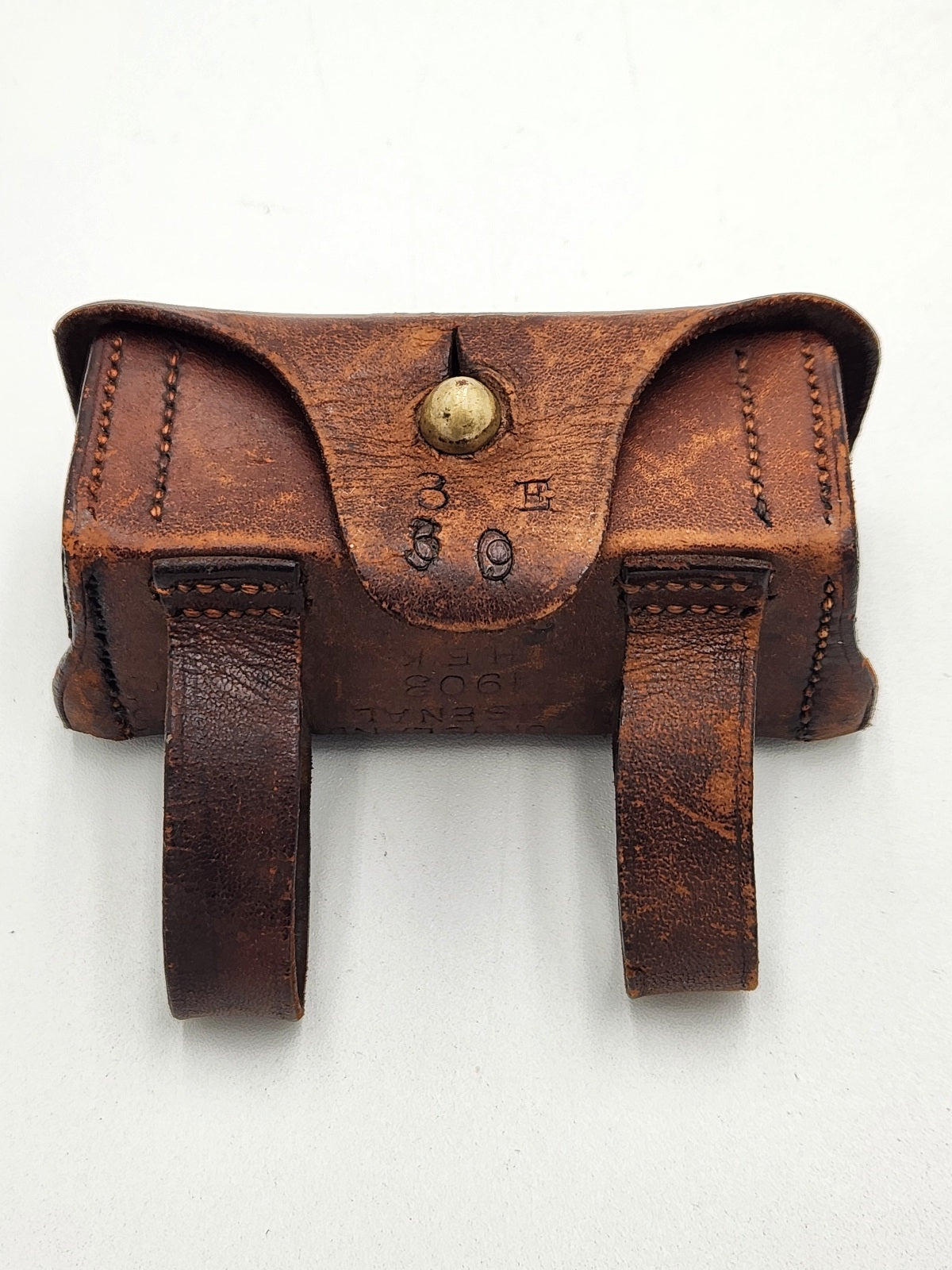 1903 Rock Island Arsenal Pistol Cartridge Case .38 Caliber Excellent Condition