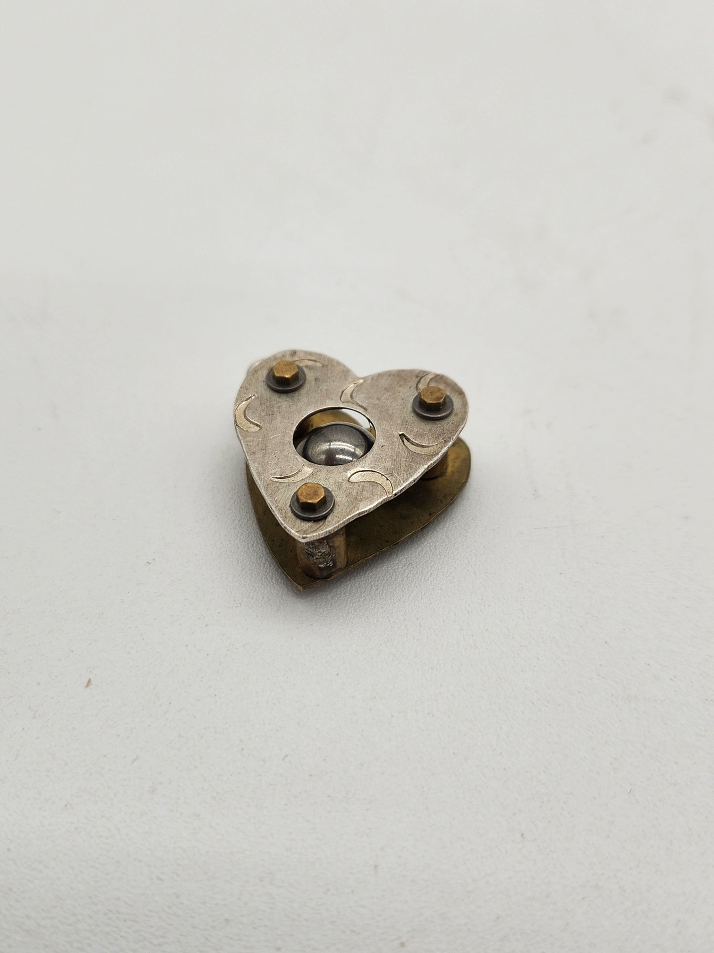 Thomas Mann Techno Romantic Heart Pendant (with a ball)