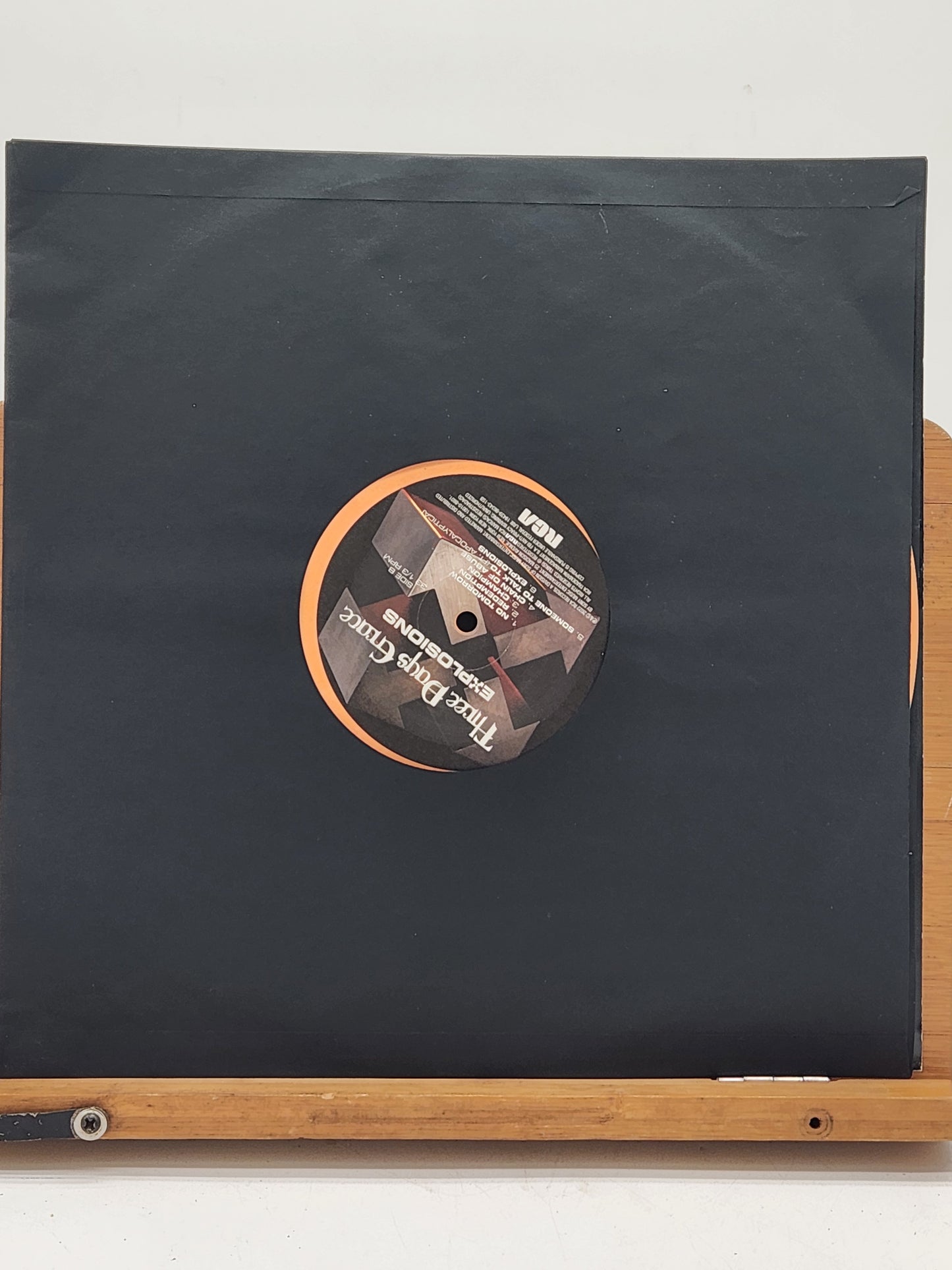 Three Days Grace – Explosions – Signed Orange Vinyl LP – Autographed by Full Band – RCA 2022