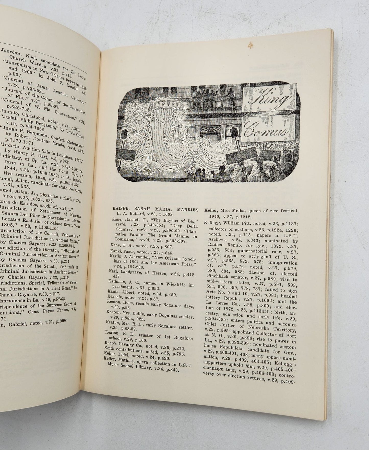 Index to the Louisiana Historical Quarterly