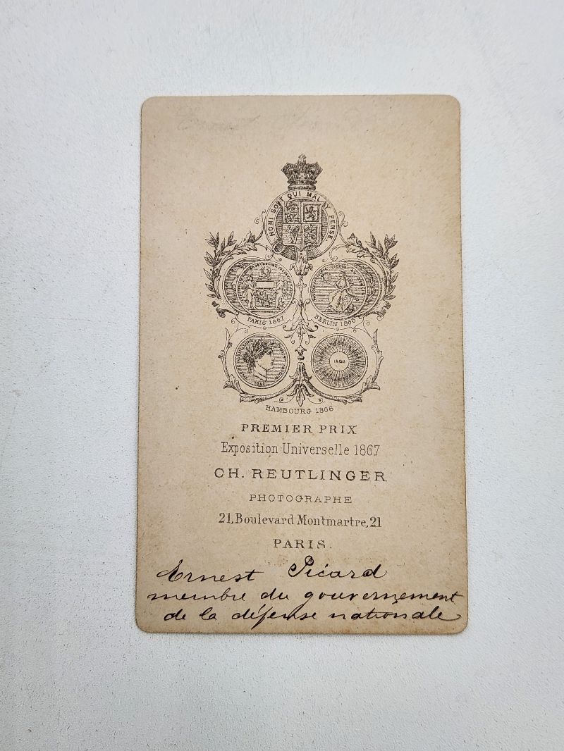 CDV Ernest Picard French Politician