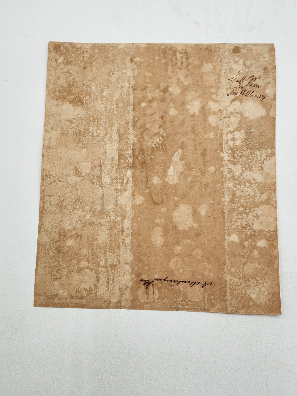 A. Montanye & Co. Wholesale Grocers receipt from April 25th 1845