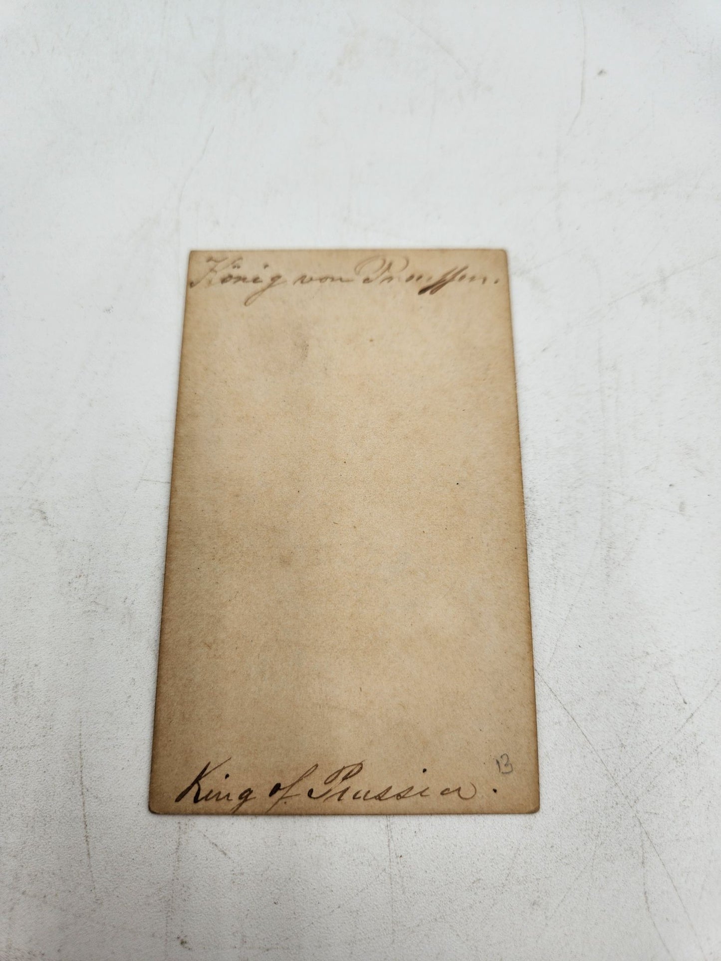 CDV William I King of Prussia