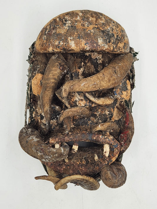 African Mask Anyi Guere Gela War Mask Cote D'lvoire Libera Ivory Coast Africa