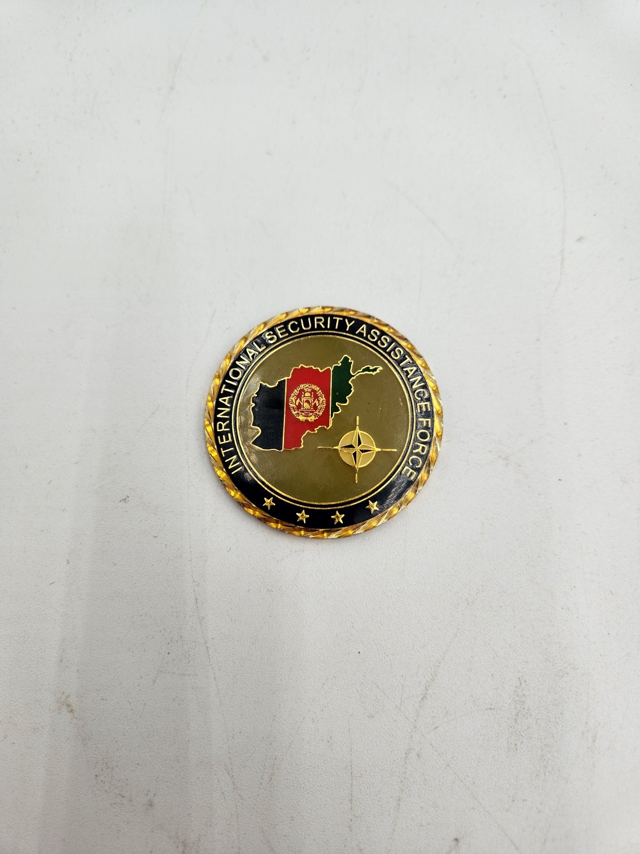 ISAF International Security Assistance Force Commander General Challenge Coin