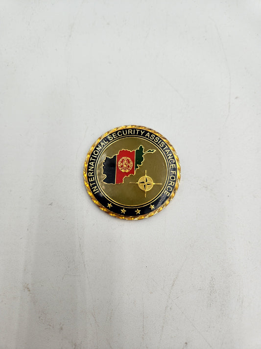 ISAF International Security Assistance Force Commander General Challenge Coin