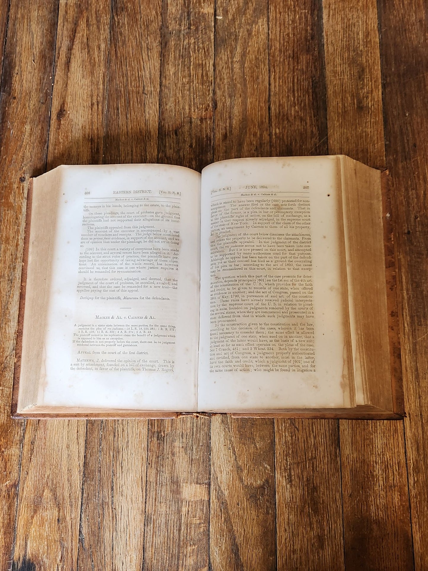 Martin's Reports of Cases Argued and Determined in the Supreme Court of the State of Louisiana