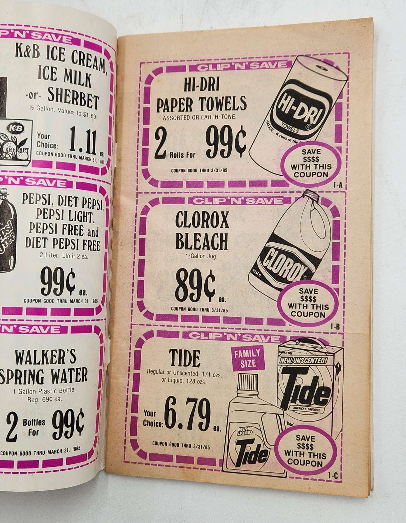 K&B Drugs Coupon Book 1985