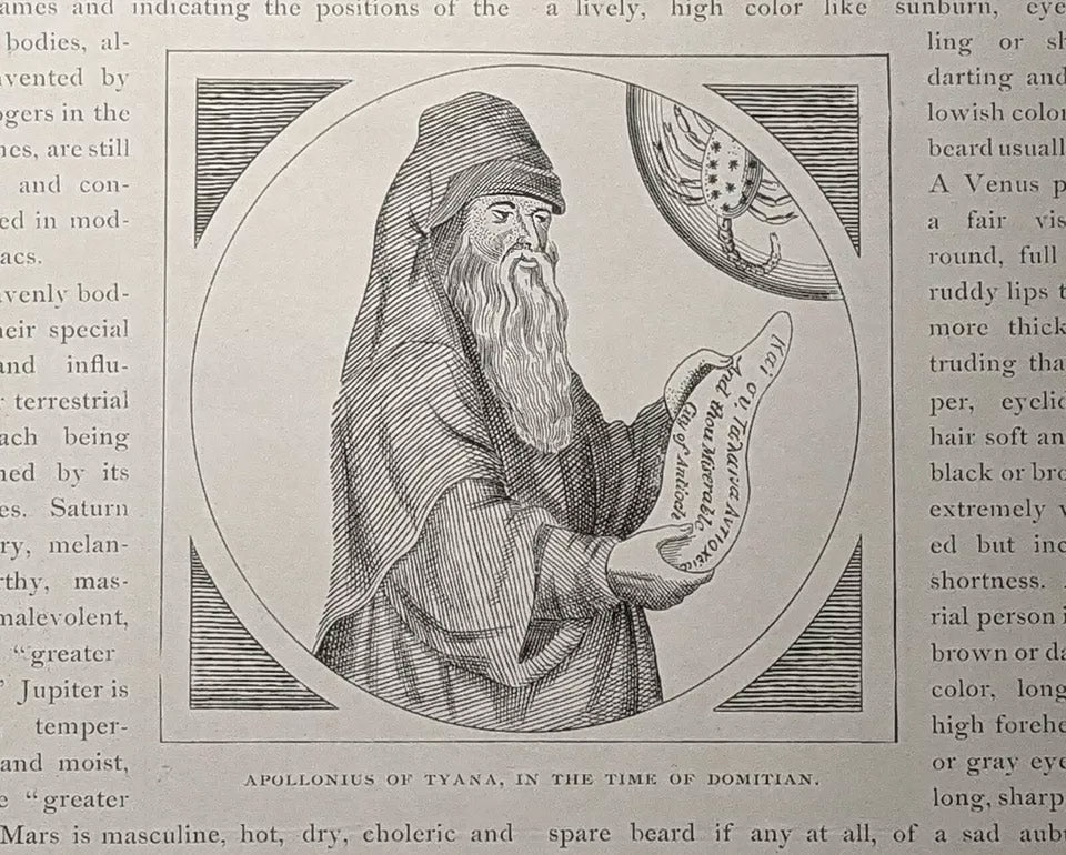 October 1887 Art & Letters Magazine New Orleans Featuring Lead Article on Magic & Divination