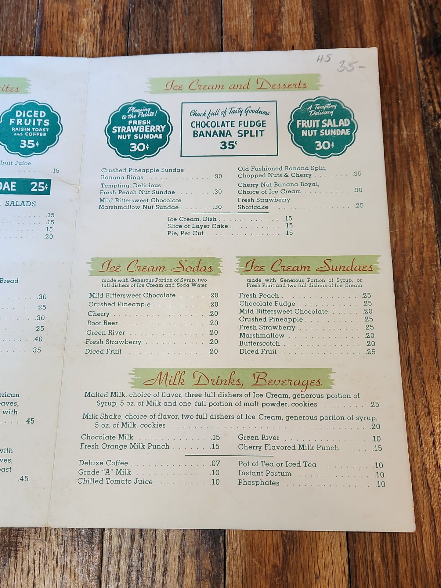 Welcome to Walgreen's Menu