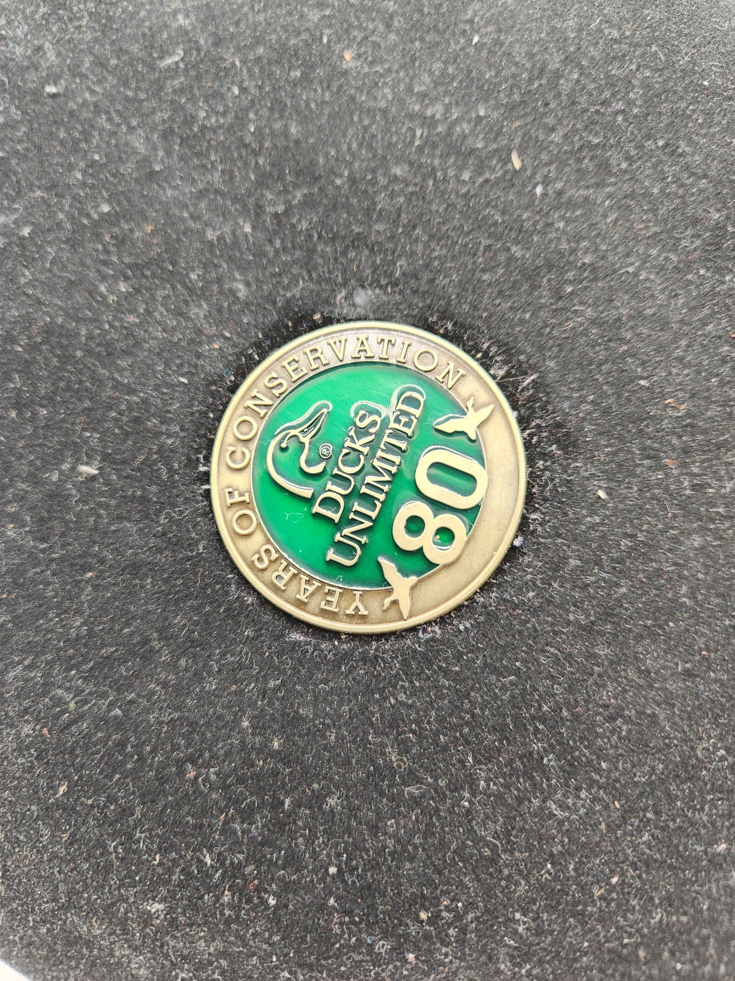 Ducks Unlimited 80th Anniversary Life-Size Carved Wood Display Decoy