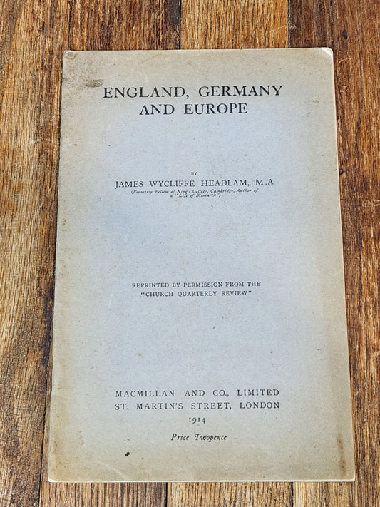 England, Germany and Europe