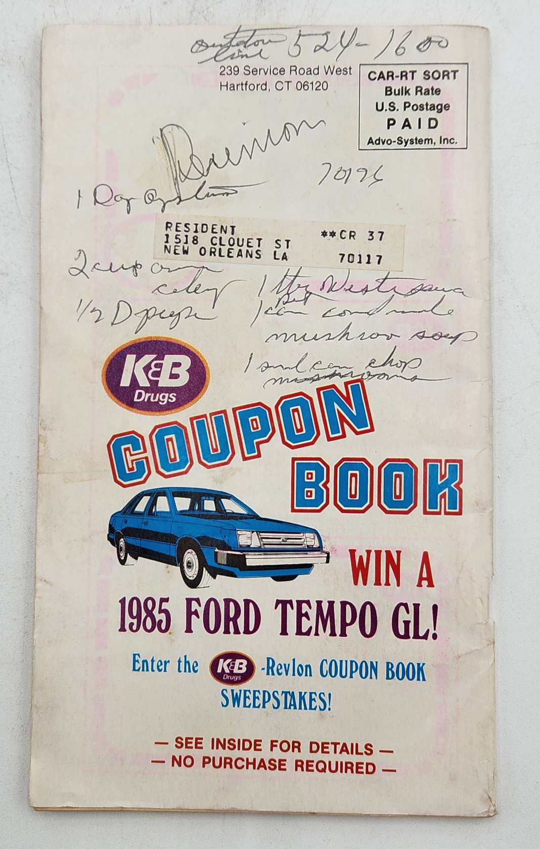 K&B Drugs Coupon Book 1985
