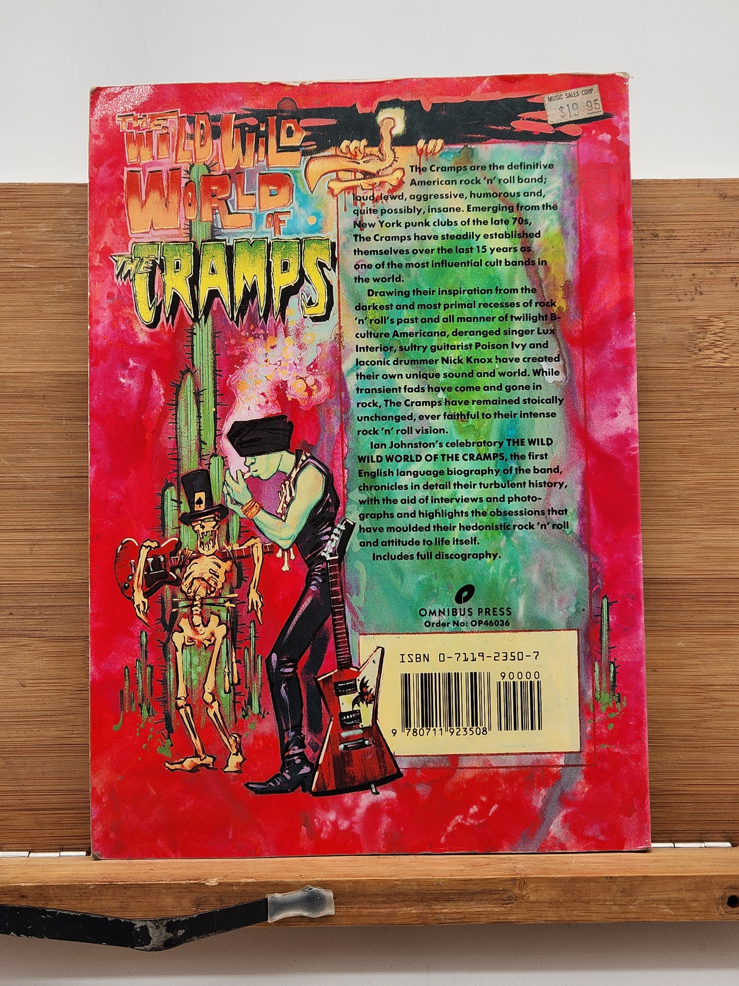 Vintage 1990 The Wild Wild World of The Cramps Book Ian Johnston Omnibus Press First Edition