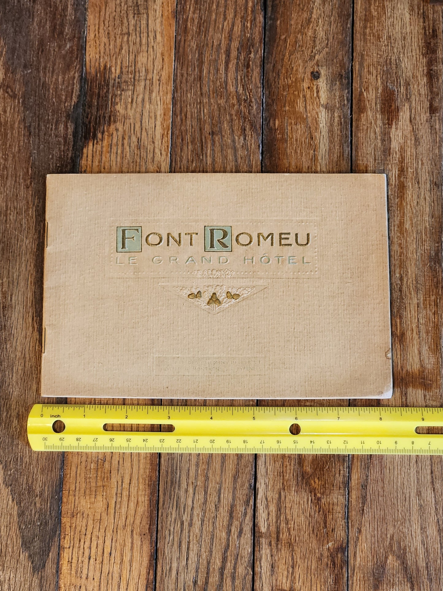 Vintage 1920s Font-Romeu Grand Hôtel Brochure – Pyrenees France Travel Guide w/ Maps & Floor Plans