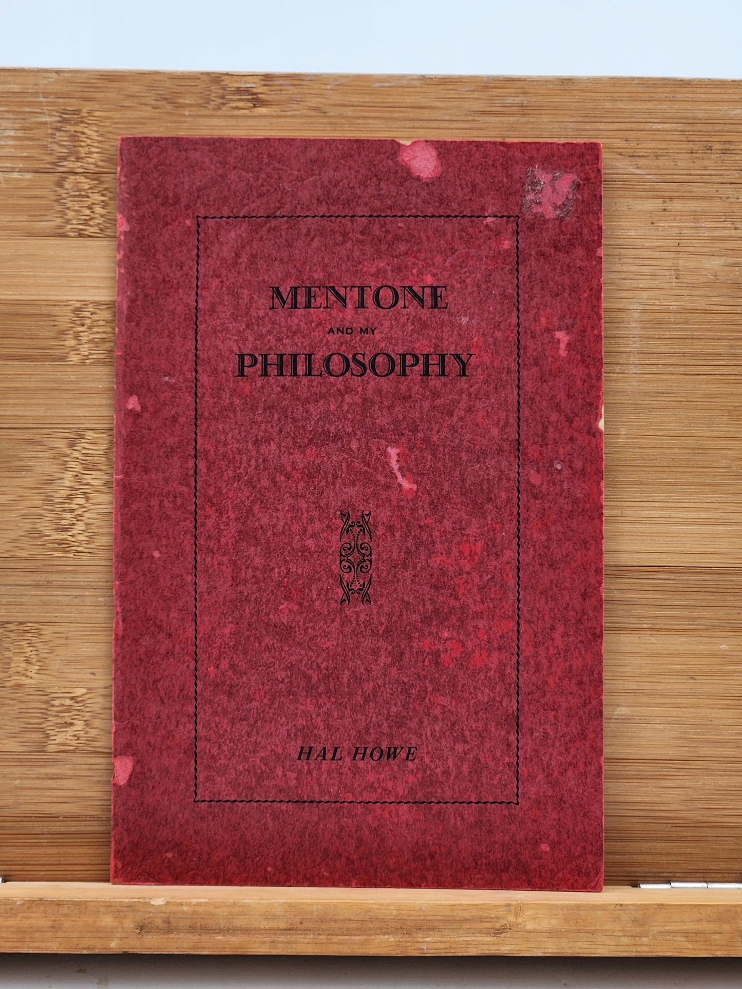 Mentone and My Philosophy by Hal Howe – Rare Vintage Booklet Alabama History DeSoto Hotel