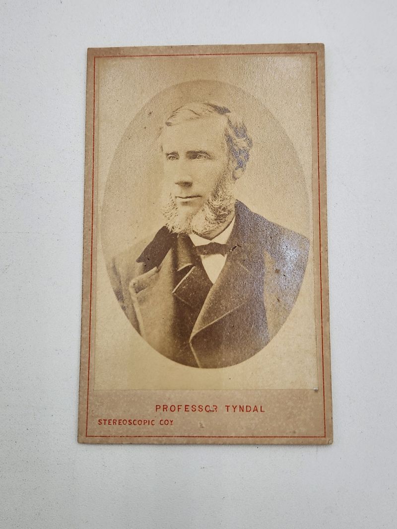 Cdv - John Tyndall- Early Physics Professor