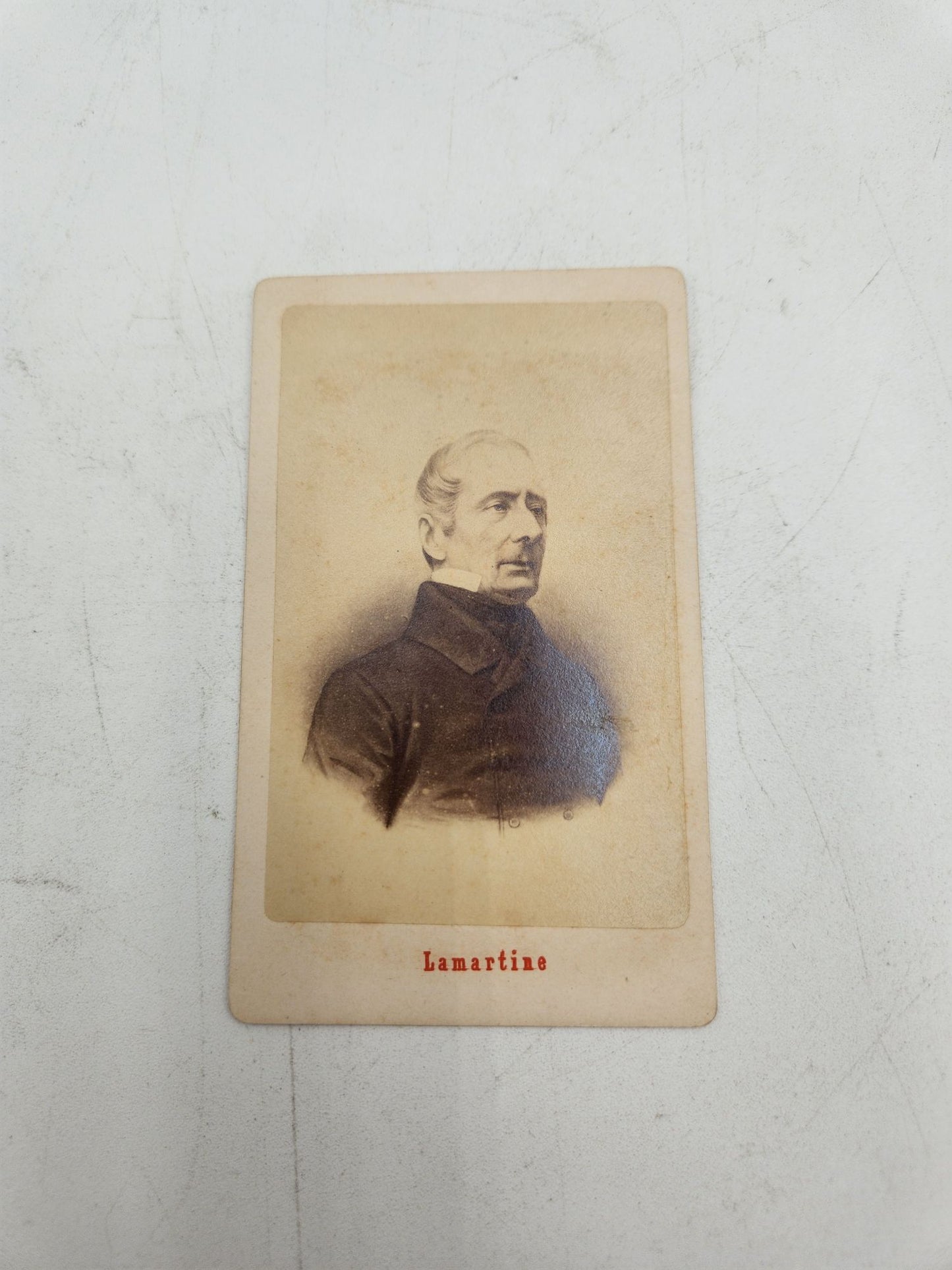 CDV Alphonse de Lamartine