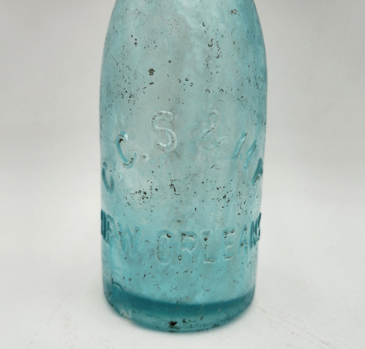 Rare C.C.S & MF New Orleans bottle