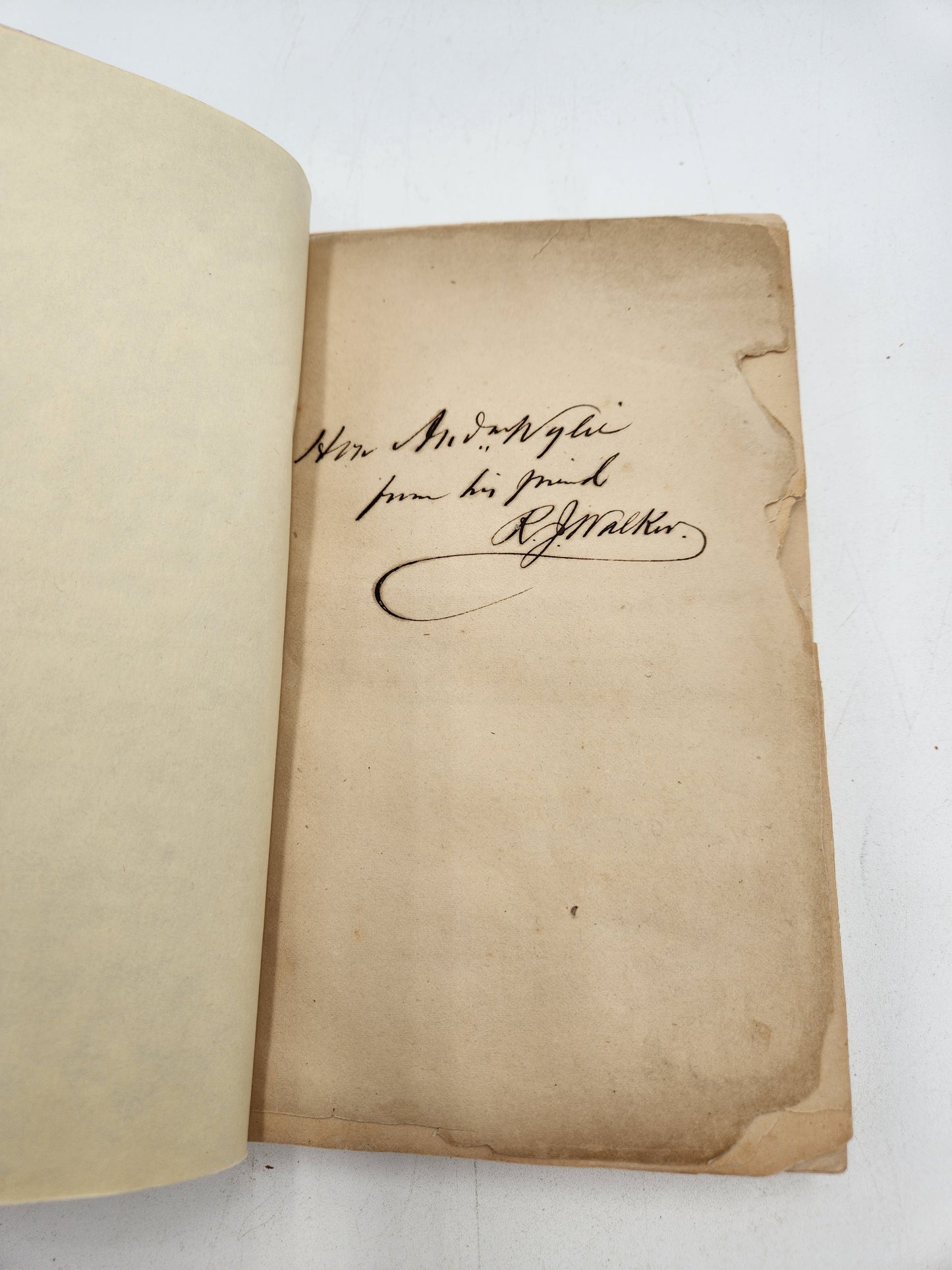 American Slavery and Repudiation Inscribed by Author R.J. Walker 1864