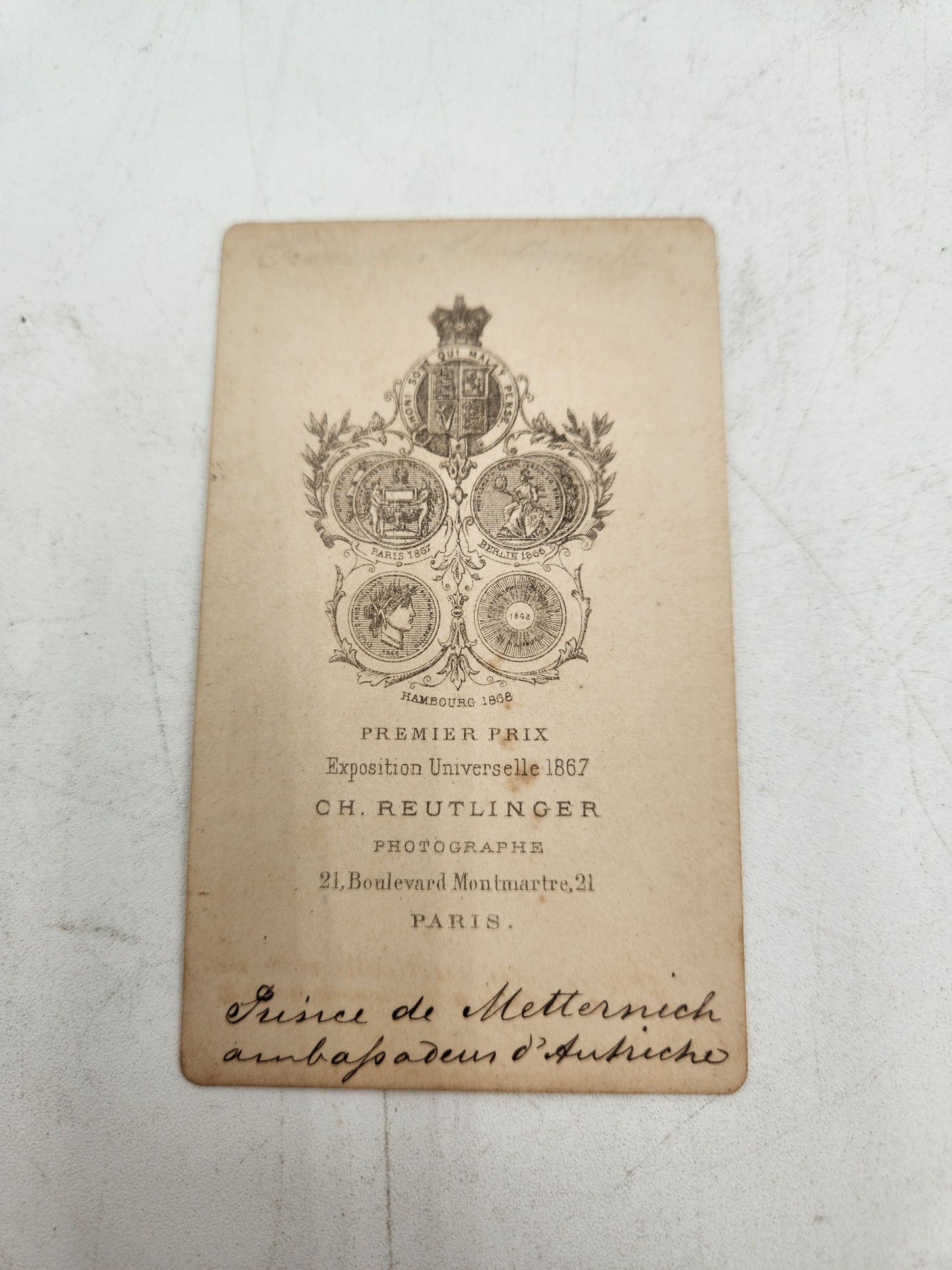 CDV Prince of Metternich