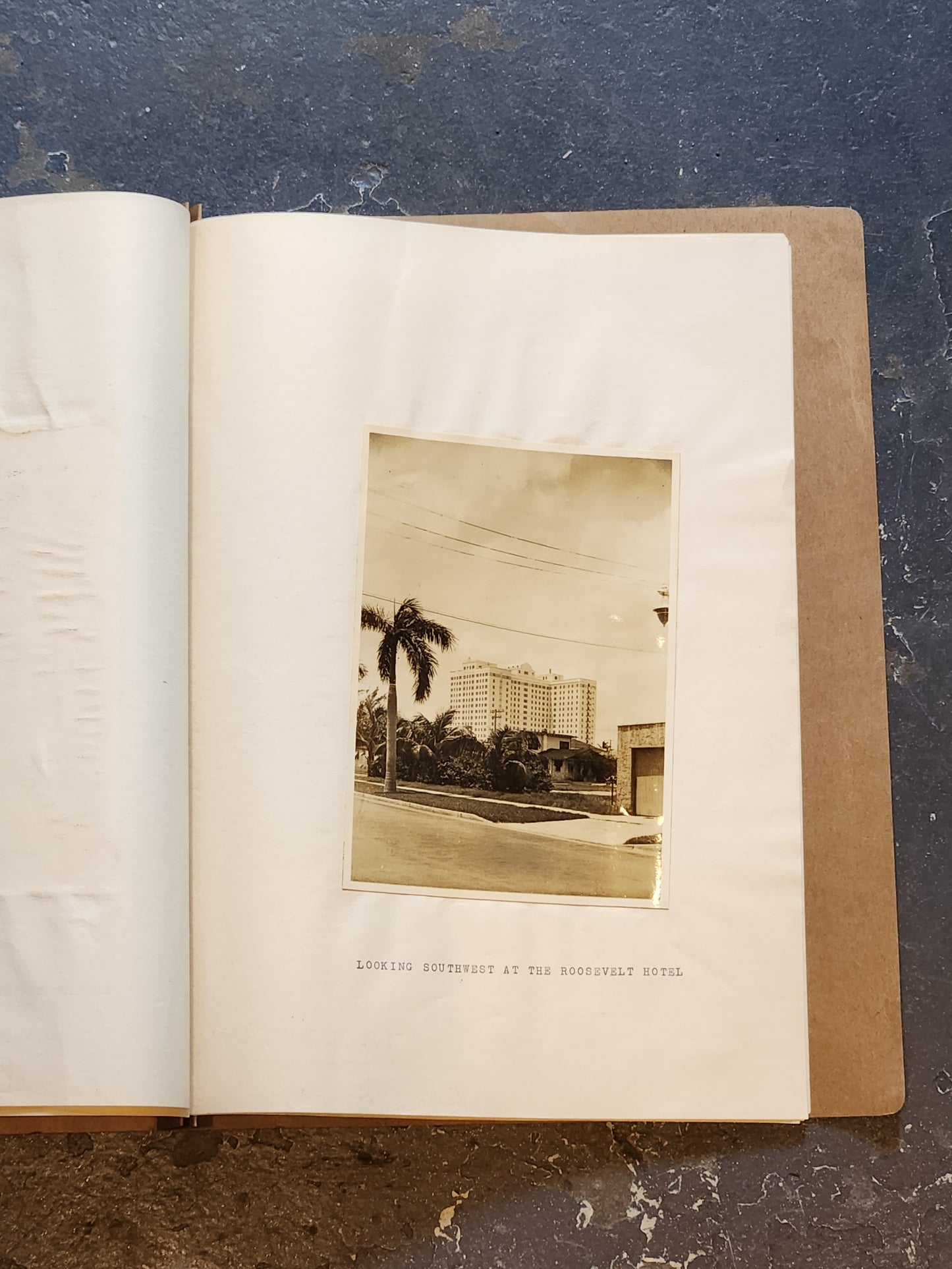 Vintage 1920s Roosevelt Hotel Miami Florida Photo Album Brochure Architecture History
