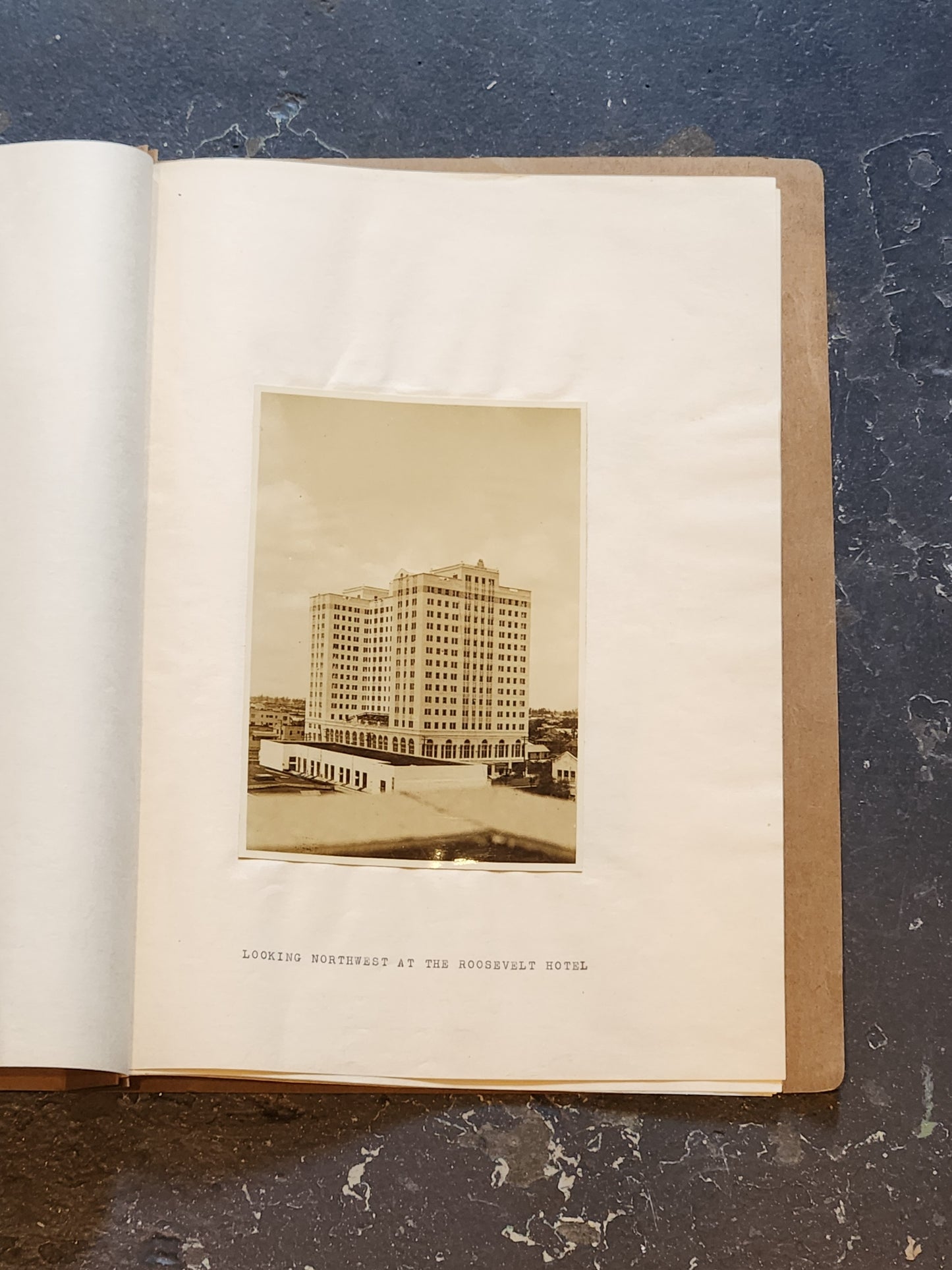 Vintage 1920s Roosevelt Hotel Miami Florida Photo Album Brochure Architecture History