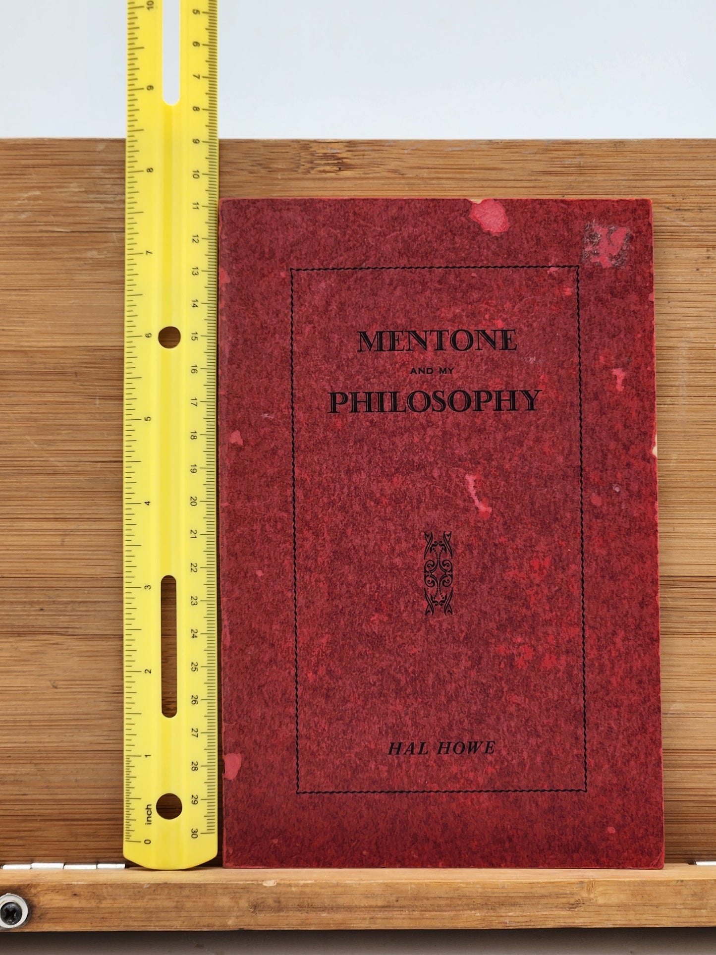 Mentone and My Philosophy by Hal Howe – Rare Vintage Booklet Alabama History DeSoto Hotel
