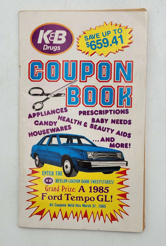 K&B Drugs Coupon Book 1985
