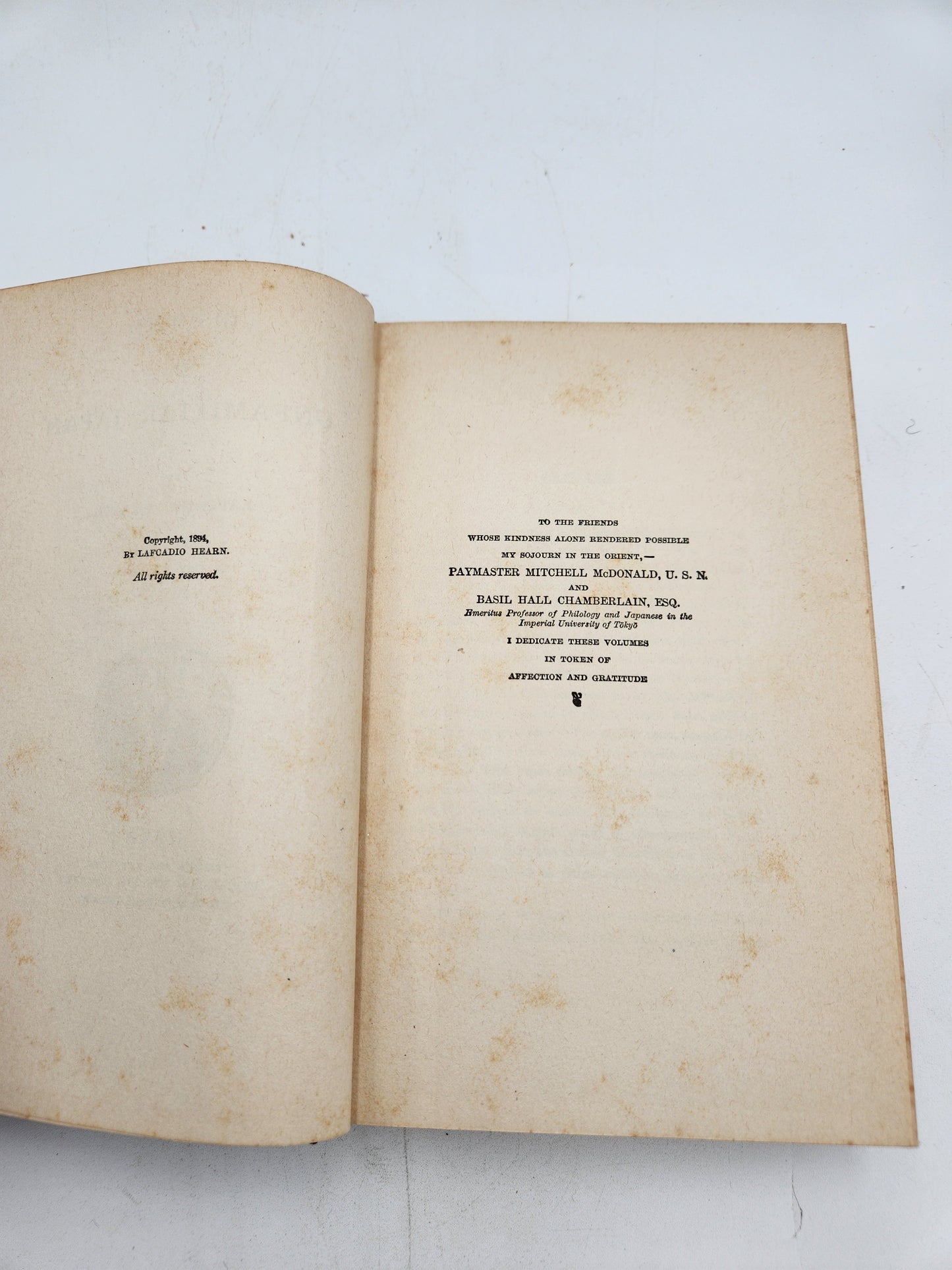 Glimpses of Unfamiliar Japan Volume One and Volume Two